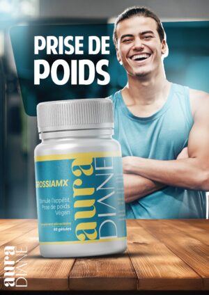 Complément alimentaire Aura Diane GROSSIAMX pour la stimulation de l'appétit et la prise de poids Aura Diane GROSSIAMX - Stimule l'appétit, prise de poids, Végan, 60 gélules